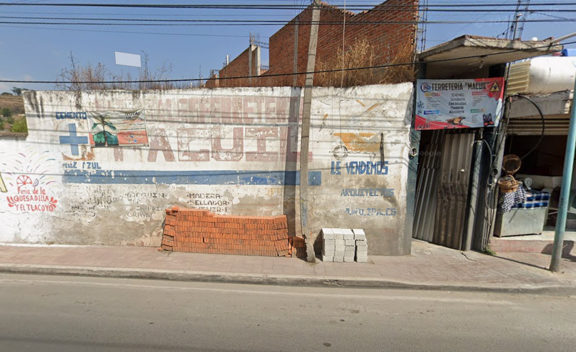 Fachada de Materiales Macuil en Santa Apolonia Teacalco